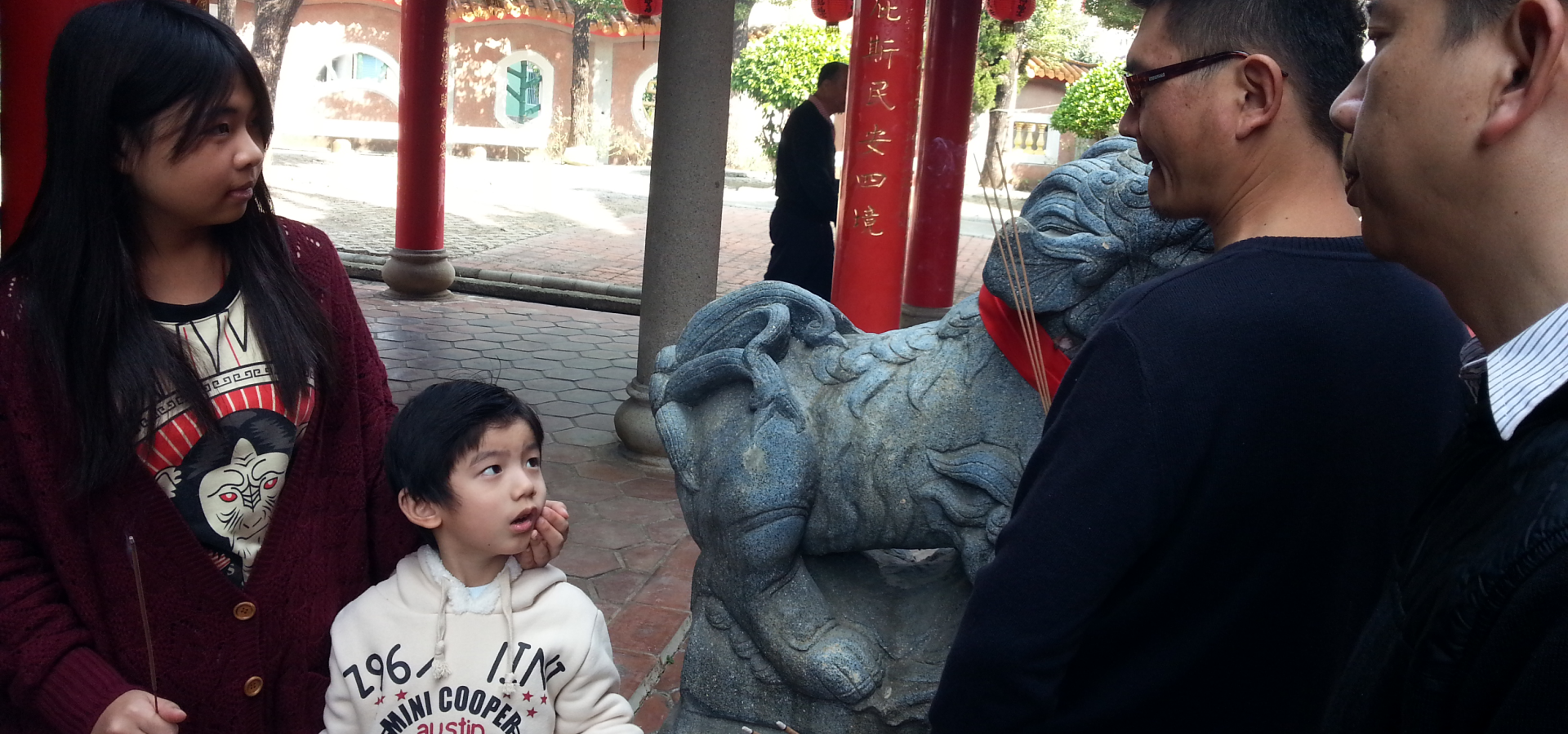 Childhood Photos of Nengyen with Glove Puppetry